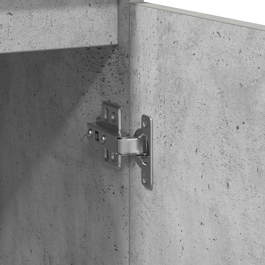 Sideboard Concrete Grey 57x34x76 cm Engineered Wood